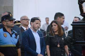 Misa y procesión de San Juan Bautista por el casco antiguo de Telde (Foto TA)